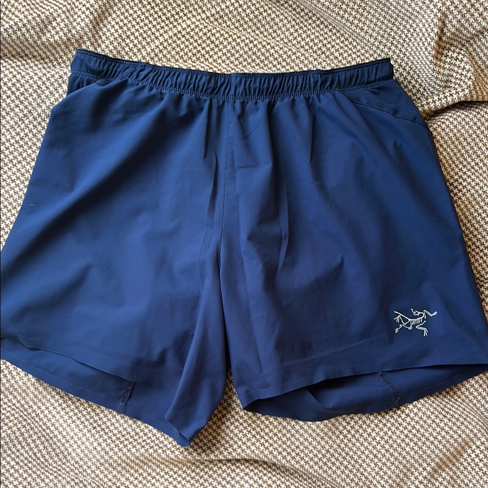 Arc'teryx Navy Blue Athletic Shorts